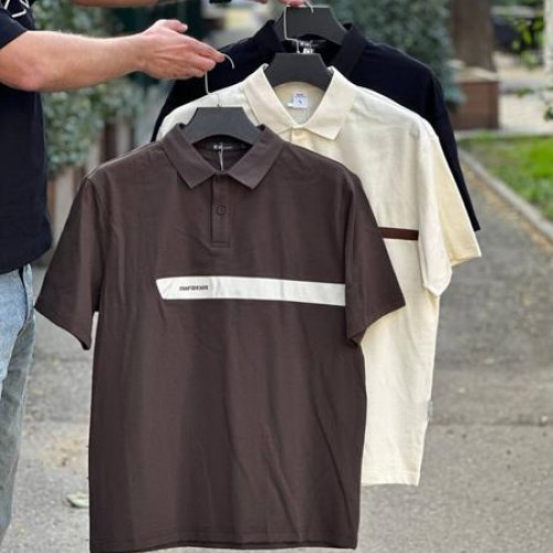 Футболка Balami (L-3XL) BL144 brown (лето) Balami BL144 brown