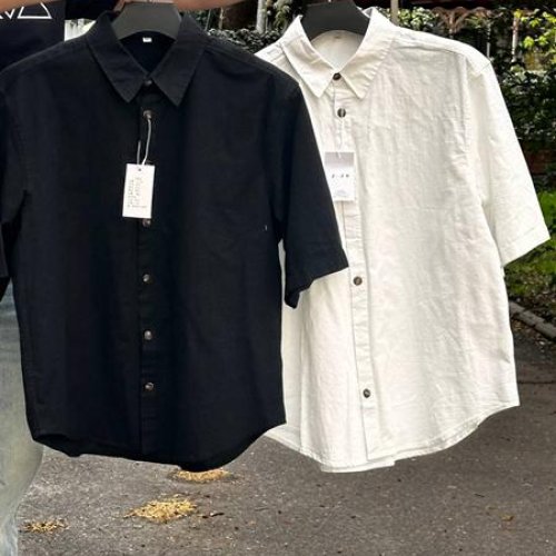 Рубашка Balami (L-3XL) BL151 black (лето) Balami BL151 black