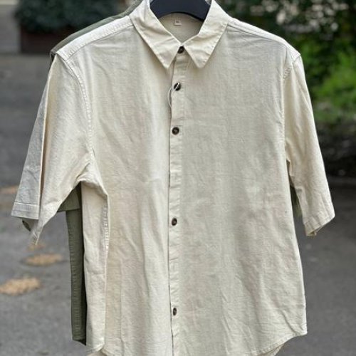 Рубашка Balami (L-3XL) BL154 l.beige (лето) Balami BL154 l.beige