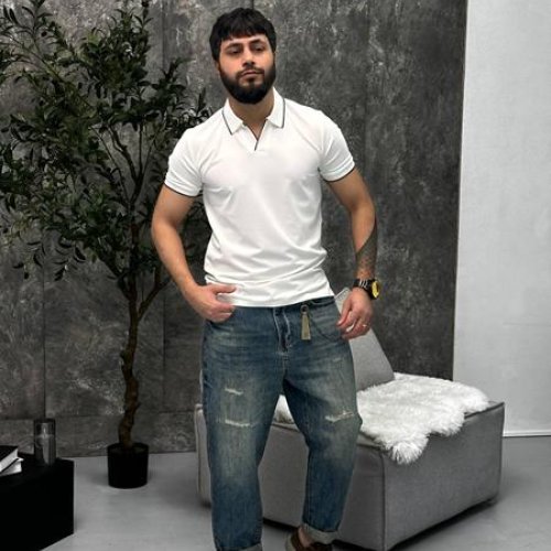 Футболка Balami (M-2XL) BL175 white (лето) Balami BL175 white