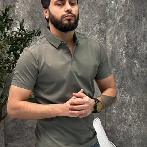 Футболка Balami (M-2XL) BL184 khaki (лето) Balami BL184 khaki