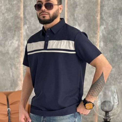 Футболка Balami (L-3XL) BL29 navy (лето) Balami BL29 navy