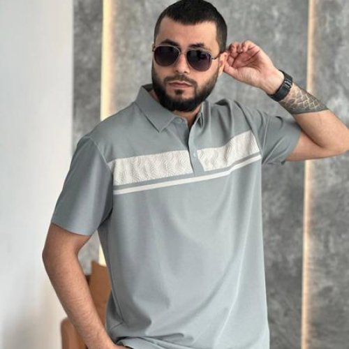 Футболка Balami (L-3XL) BL30 grey (лето) Balami BL30 grey