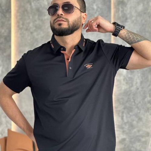 Футболка Balami (L-3XL) BL38 black (лето) Balami BL38 black