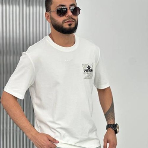 Футболка Balami (L-3XL) BL4 white (лето) Balami BL4 white
