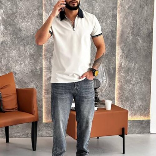 Футболка Balami (L-3XL) BL53 white (лето) Balami BL53 white