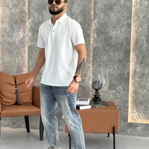 Футболка Balami (L-3XL) BL55 white (лето) Balami BL55 white