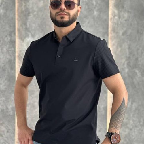 Футболка Balami (L-3XL) BL57 black (лето) Balami BL57 black