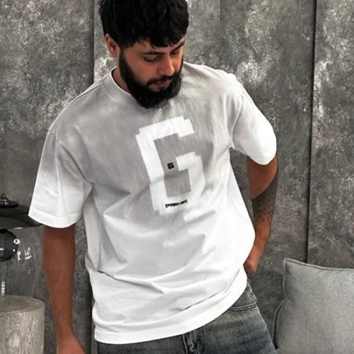 Футболка Balami (L-3XL) BL63 white (лето) Balami BL63 white