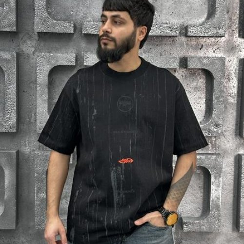 Футболка Balami (M-3XL) BL68 black (лето) Balami BL68 black