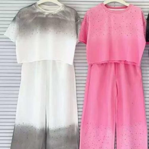 Костюм Delfinka (120-160) 31016 pink (лето) Delfinka 31016 pink
