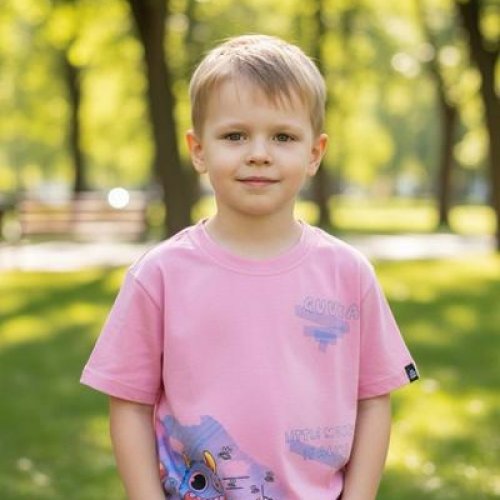 Футболка Delfinka (110-150) 6036 pink (лето) Delfinka 6036 pink
