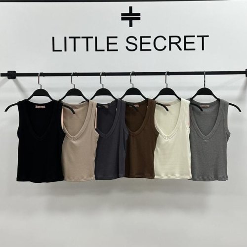 Майка Little Secret (S-L) 500329 brown (лето) Little Secret 500329 brown