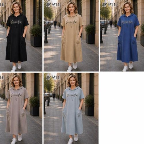 Платье Immei (52-58) JFV11 l.grey (лето) Immei JFV11 l.grey