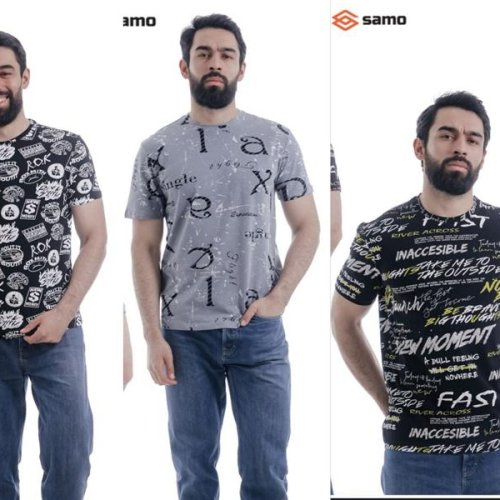 Футболка Samo (48-56) 5488-6 grey (лето) Samo 5488-6 grey