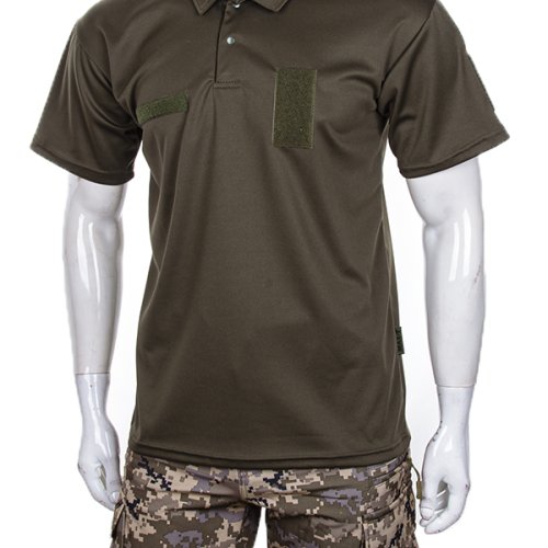 Футболка Max-T (XS-4XL) MX53 кулмакс хакі (лето) Max-T MX53 кулмакс хакі