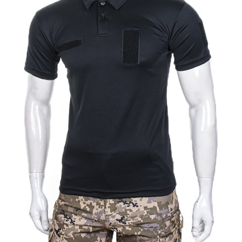 Футболка Max-T (XS-4XL) MX54 чорний (лето) Max-T MX54 чорний