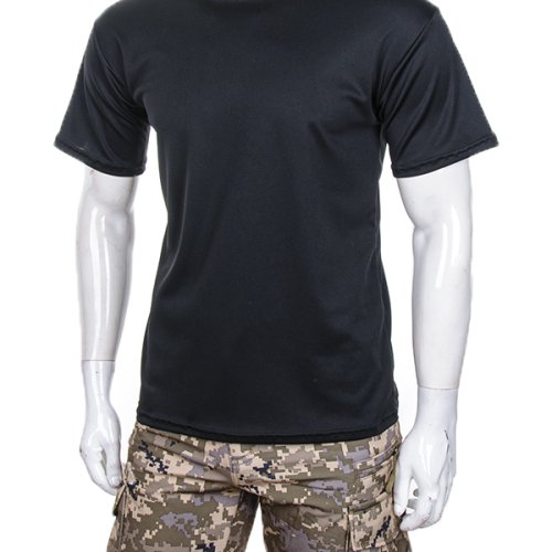 Футболка Max-T (S-4XL) MX58 чорний (лето) Max-T MX58 чорний