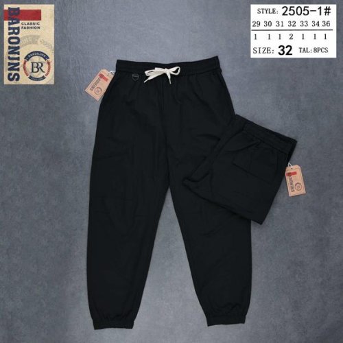 Штаны спорт Baron Jeans (29-36) 2505-1 black (деми) Baron Jeans 2505-1 black