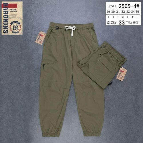 Штаны спорт Baron Jeans (29-36) 2505-4 khaki (деми) Baron Jeans 2505-4 khaki