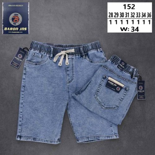 Шорты Baron Jeans (28-36) 152 l.blue (лето) Baron Jeans 152 l.blue