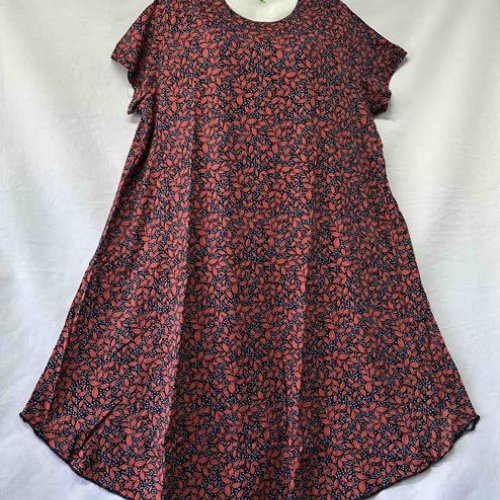 Платье HomeWear (one size) K02 wine (лето) HomeWear K02 wine
