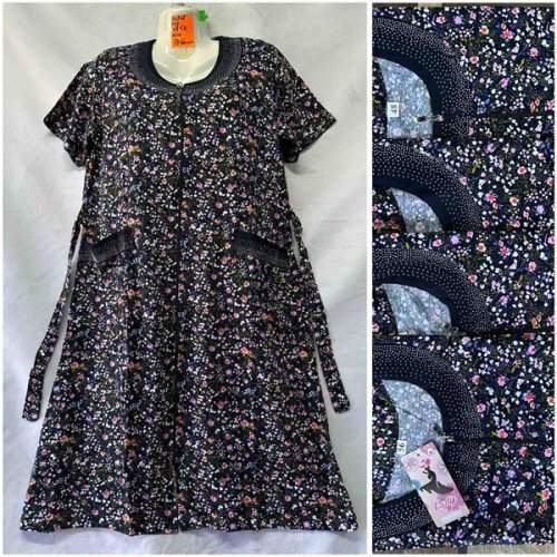 Халат HomeWear (58-66) M04 black (лето) HomeWear M04 black