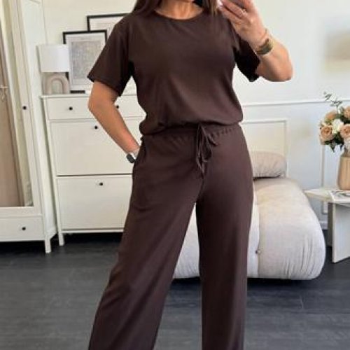 Костюм спорт Alisa Brand (42-52) 2221 brown (лето) Alisa Brand 2221 brown