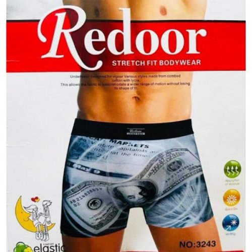 Трусы Redoor (XL-4XL) 3243 black (лето) Redoor 3243 black