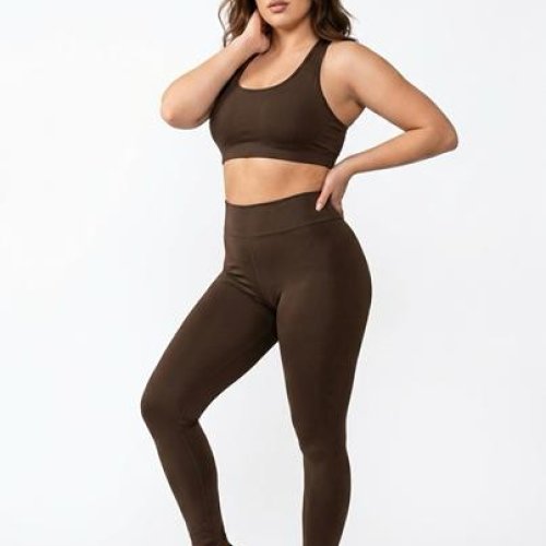 Лосины Sport style (S-XL) 500-2 brown (деми) Sport style 500-2 brown