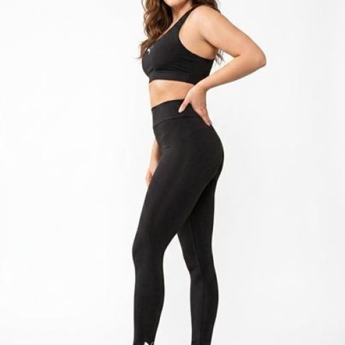 Лосины Sport style (XL-4XL) 5000-1  black (деми) Sport style 5000-1  black
