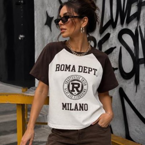 Футболка New Season (S-L) F050 brown (лето) New Season F050 brown