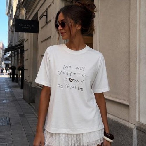 Футболка New Season (S-L) F054 white (лето) New Season F054 white