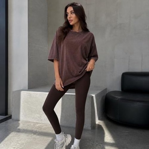 Футболка New Season (one size) FV043 brown (лето) New Season FV043 brown