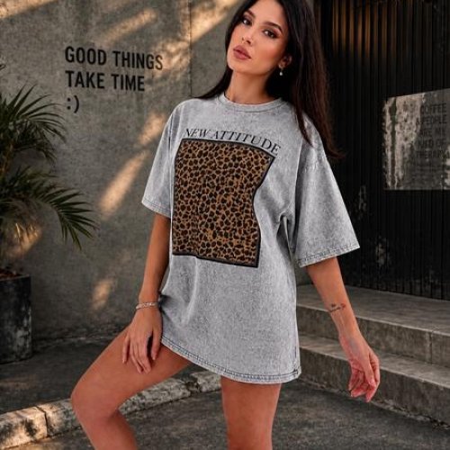 Футболка New Season (one size) FV046 grey (лето) New Season FV046 grey
