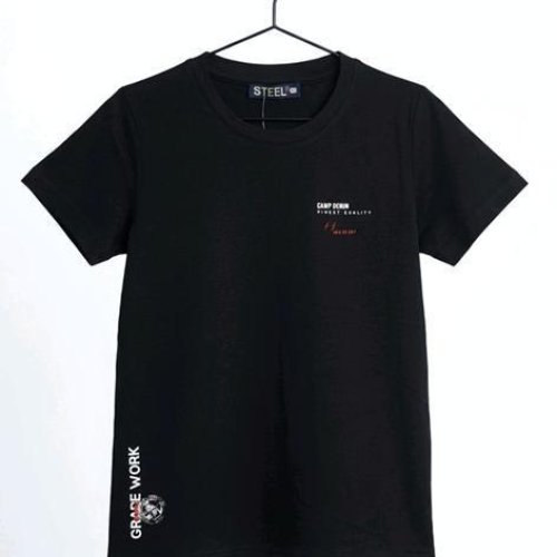 Футболка Dino (128-176) DN630 black (лето) Dino DN630 black