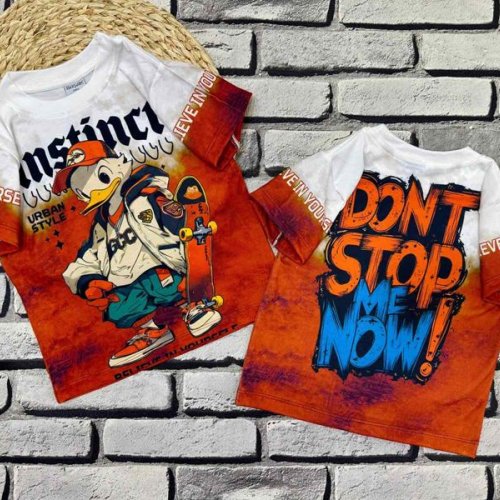 Футболка Dino (3-7) DN708 red (лето) Dino DN708 red
