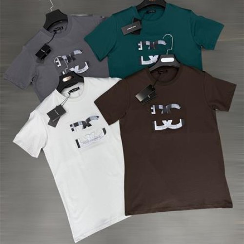 Футболка F.T.H (S-2XL) F1396 brown (лето) F.T.H F1396 brown