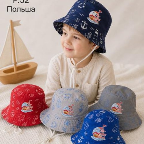 Панама Street Cap (52) 030-85 mix (лето) Street Cap 030-85 mix