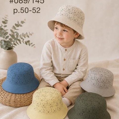 Панама Street Cap (50-52) 089-145 mix (лето) Street Cap 089-145 mix