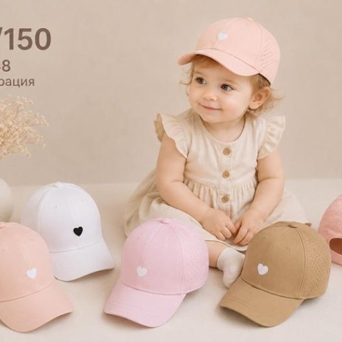 Кепка Street Cap (48) 229-150 mix (лето) Street Cap 229-150 mix