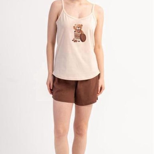 Пижама Trikotag (S-XL) TR51 beige (лето) Trikotag TR51 beige