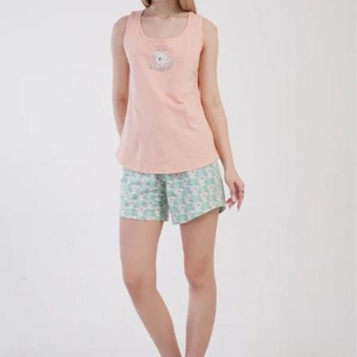Пижама Trikotag (S-XL) TR59 peach (лето) Trikotag TR59 peach