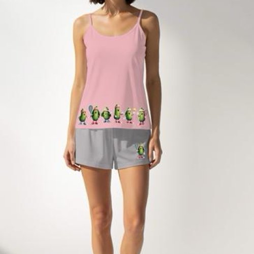 Пижама Trikotag (S-XL) TR57 pink (лето) Trikotag TR57 pink