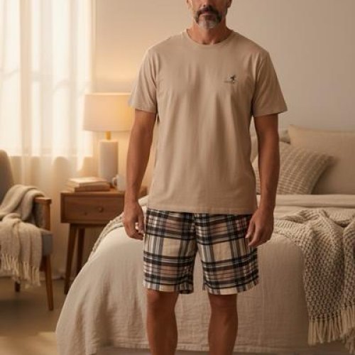 Пижама Trikotag (M-2XL) TR20 beige (лето) Trikotag TR20 beige