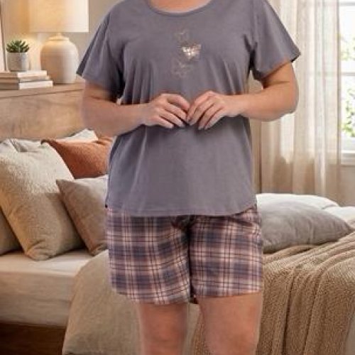 Пижама Trikotag (XL-4XL) TR79 grey (лето) Trikotag TR79 grey