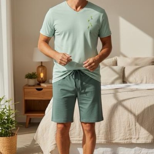 Пижама Trikotag (M-XL) TR40 green (лето) Trikotag TR40 green