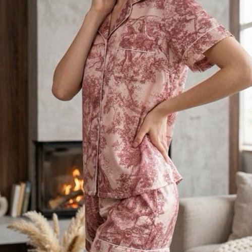 Пижама Trikotag (L-2XL) TR08 pink (лето) Trikotag TR08 pink
