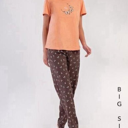 Пижама Trikotag (XL-4XL) TR41 orange (лето) Trikotag TR41 orange