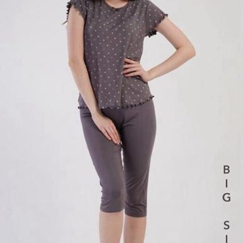 Пижама Trikotag (XL-4XL) TR47 grey (лето) Trikotag TR47 grey